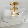 Clearly Cool Semi-Flush Ceiling Light