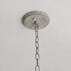 Coastal Cottage Rope Globe Pendant
