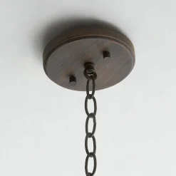 Coastal Cottage Rope Globe Pendant