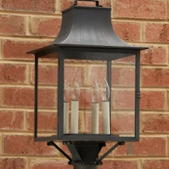 Colonial Metalcrafts Georgian Outdoor Post Light - Large