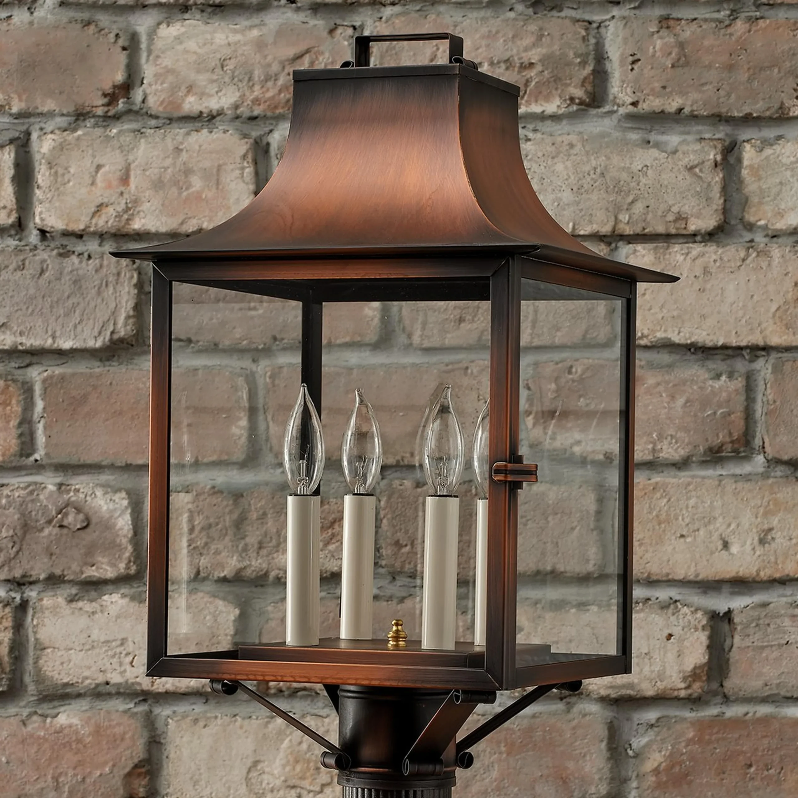 Colonial Metalcrafts Georgian Outdoor Post Light - Large