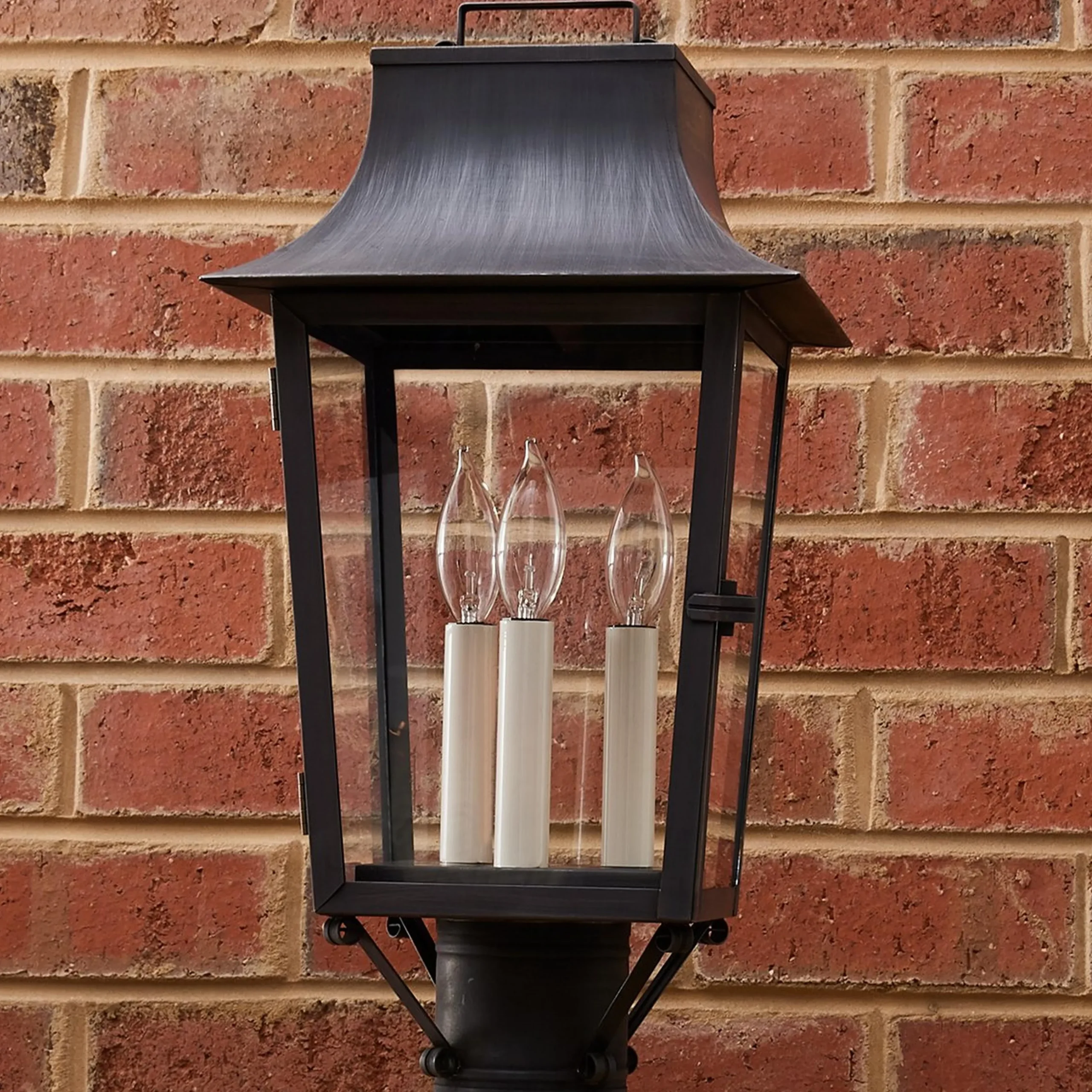 Colonial Metalcrafts Georgian Tapered Outdoor Post Light