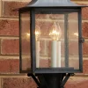 Colonial Metalcrafts Georgian Outdoor Post Light - Small