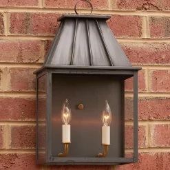 Colonial Metalcrafts Mansard Outdoor Sconce - Large