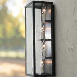 Colonial Metalcrafts Modern Shelf Outdoor Sconce