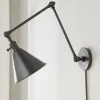 Cone Pivot Shade Double Joint Swing Arm