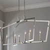 Conservative Contemporary Island Chandelier