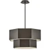 Contemporary Hexagon Convertible Chandelier