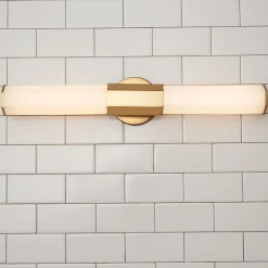 Contemporary Hexagon LED Vanity Light - Small