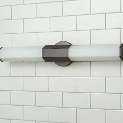 Contemporary Hexagon LED Vanity Light - Small