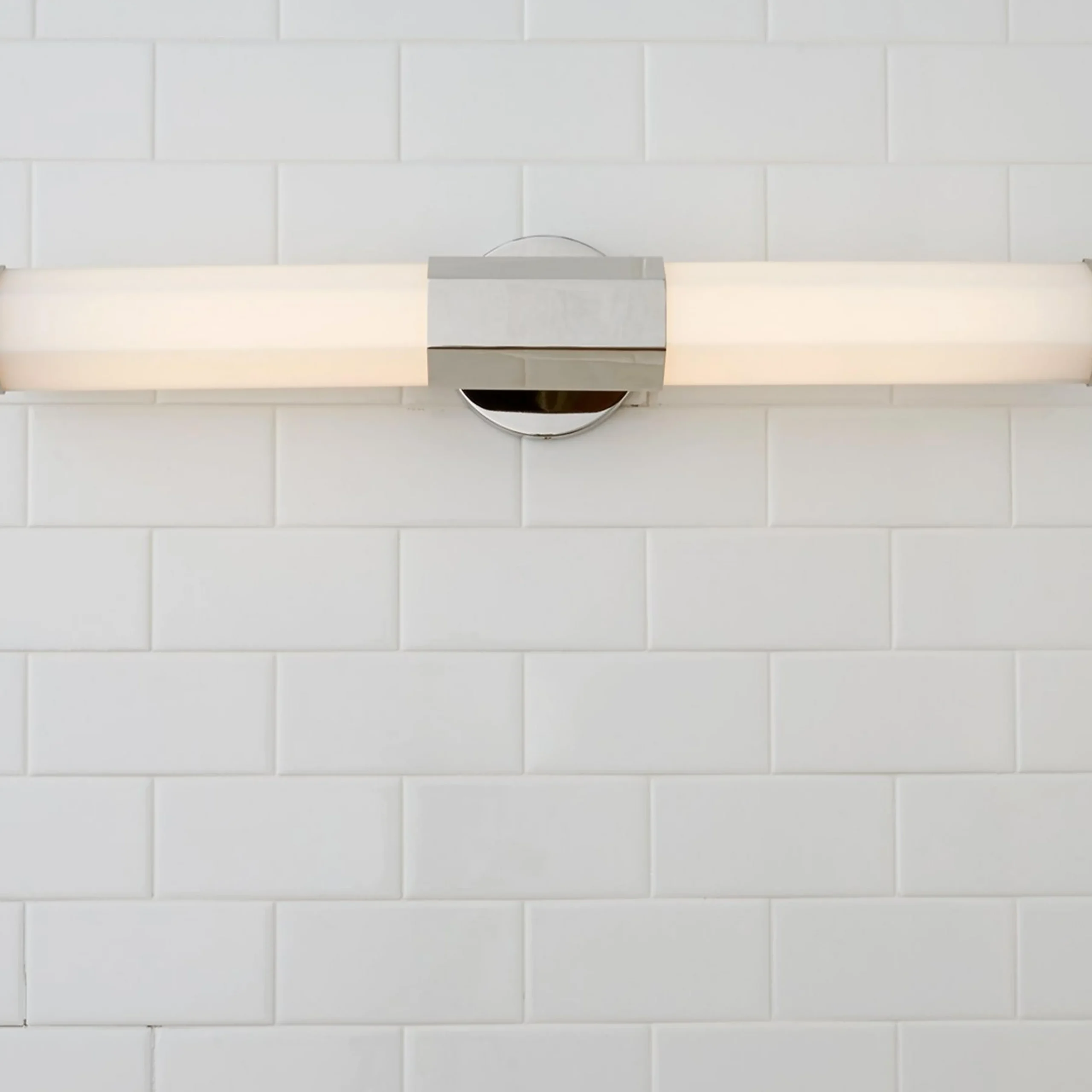 Contemporary Hexagon LED Vanity Light - Small