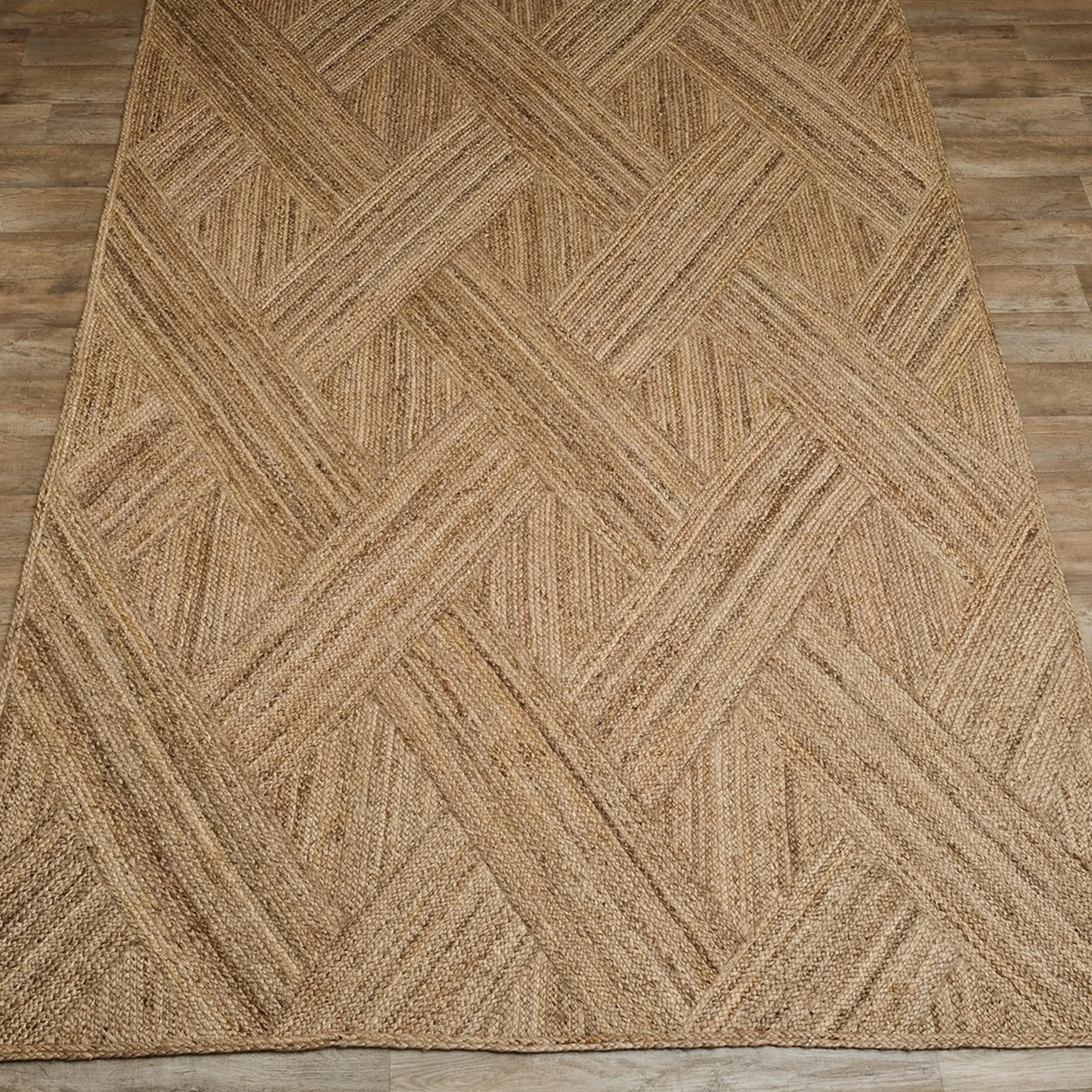 Crossed Construct Handwoven Rug
