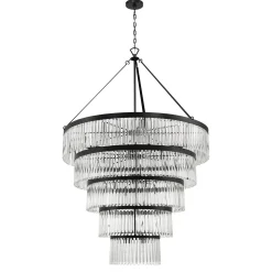Crystal Alstro Five-Tier Chandelier