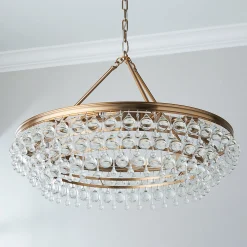 Crystal Ball Wedding Cake Chandelier