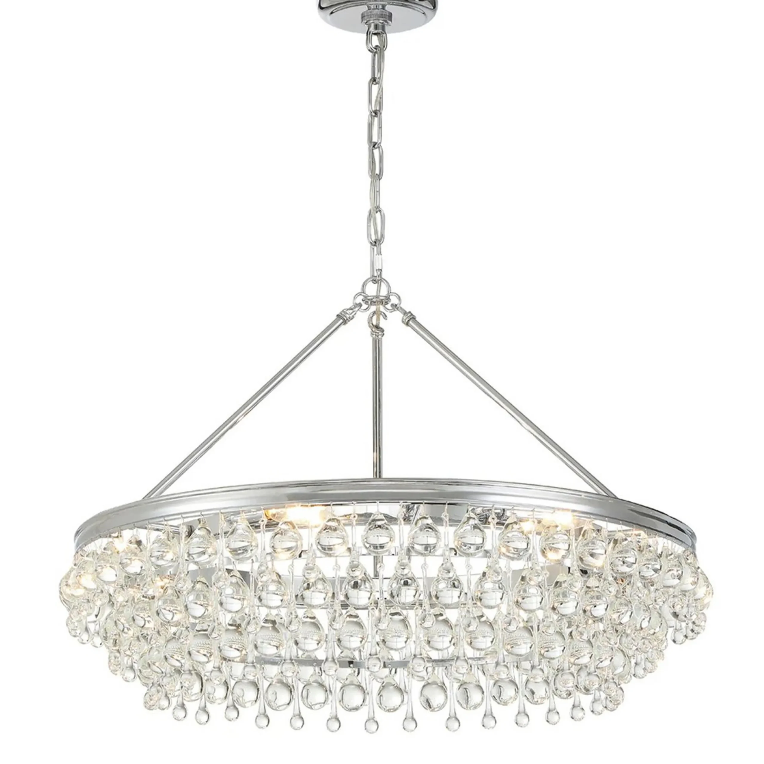 Crystal Ball Wedding Cake Chandelier