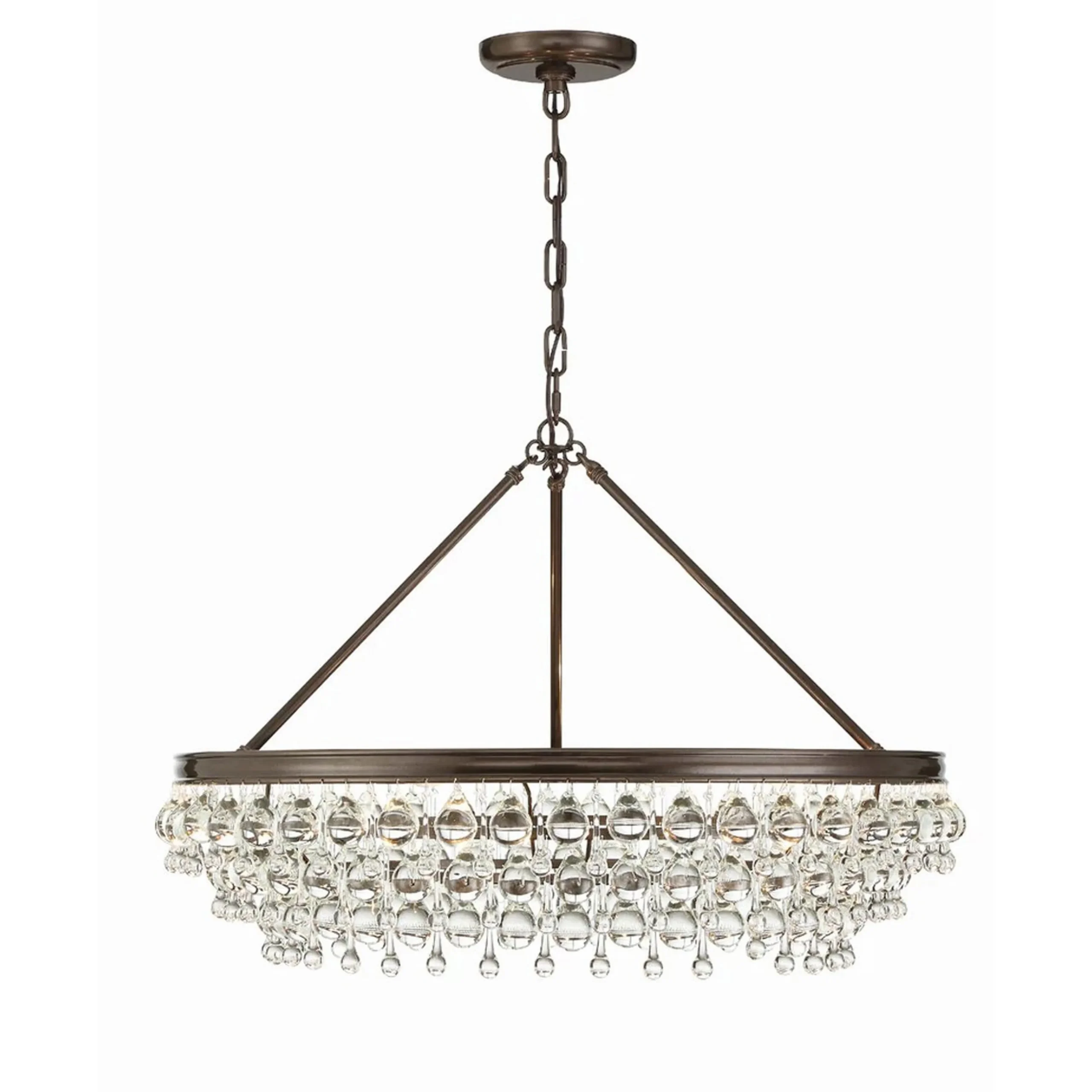 Crystal Ball Wedding Cake Chandelier