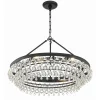 Crystal Ball Wedding Cake Chandelier