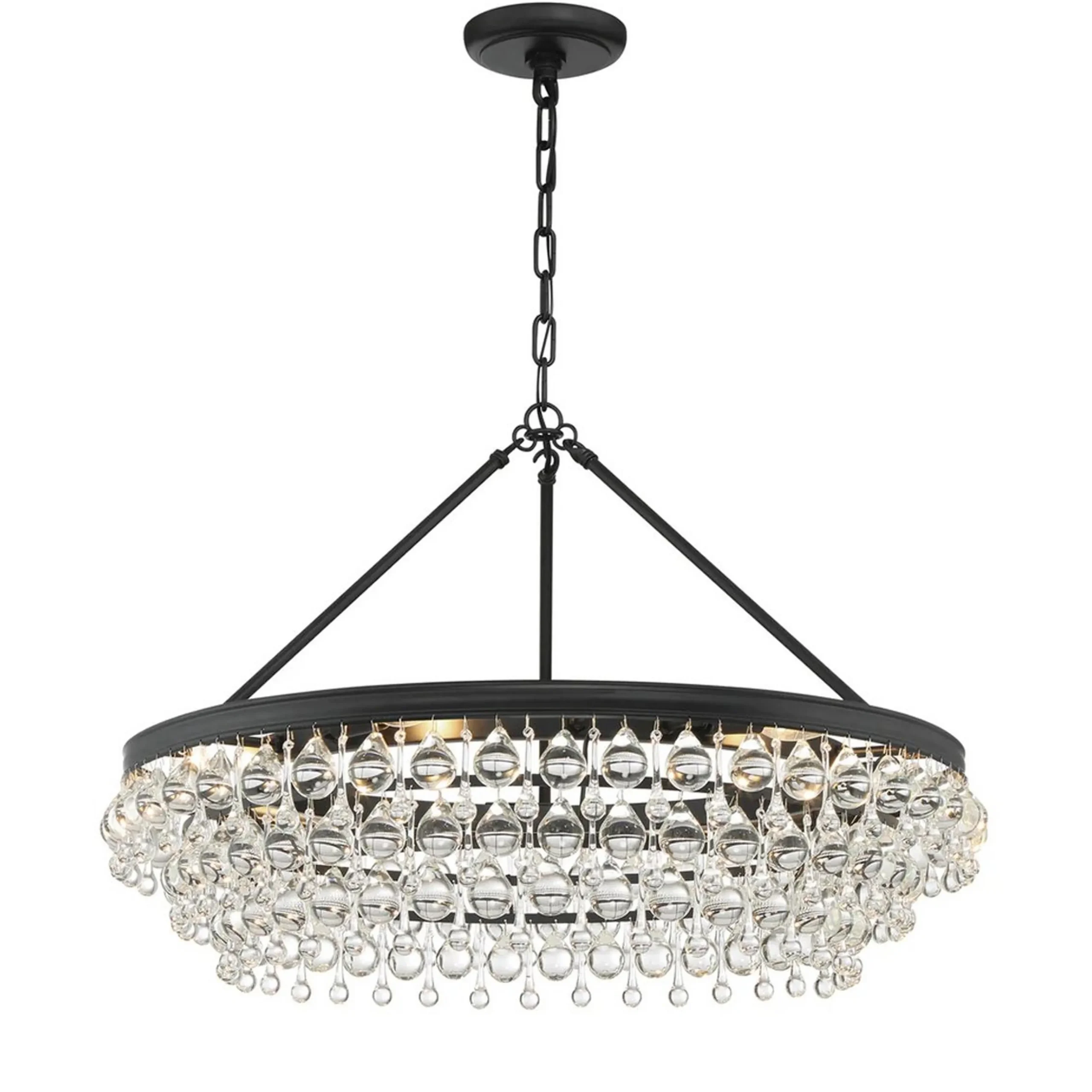 Crystal Ball Wedding Cake Chandelier