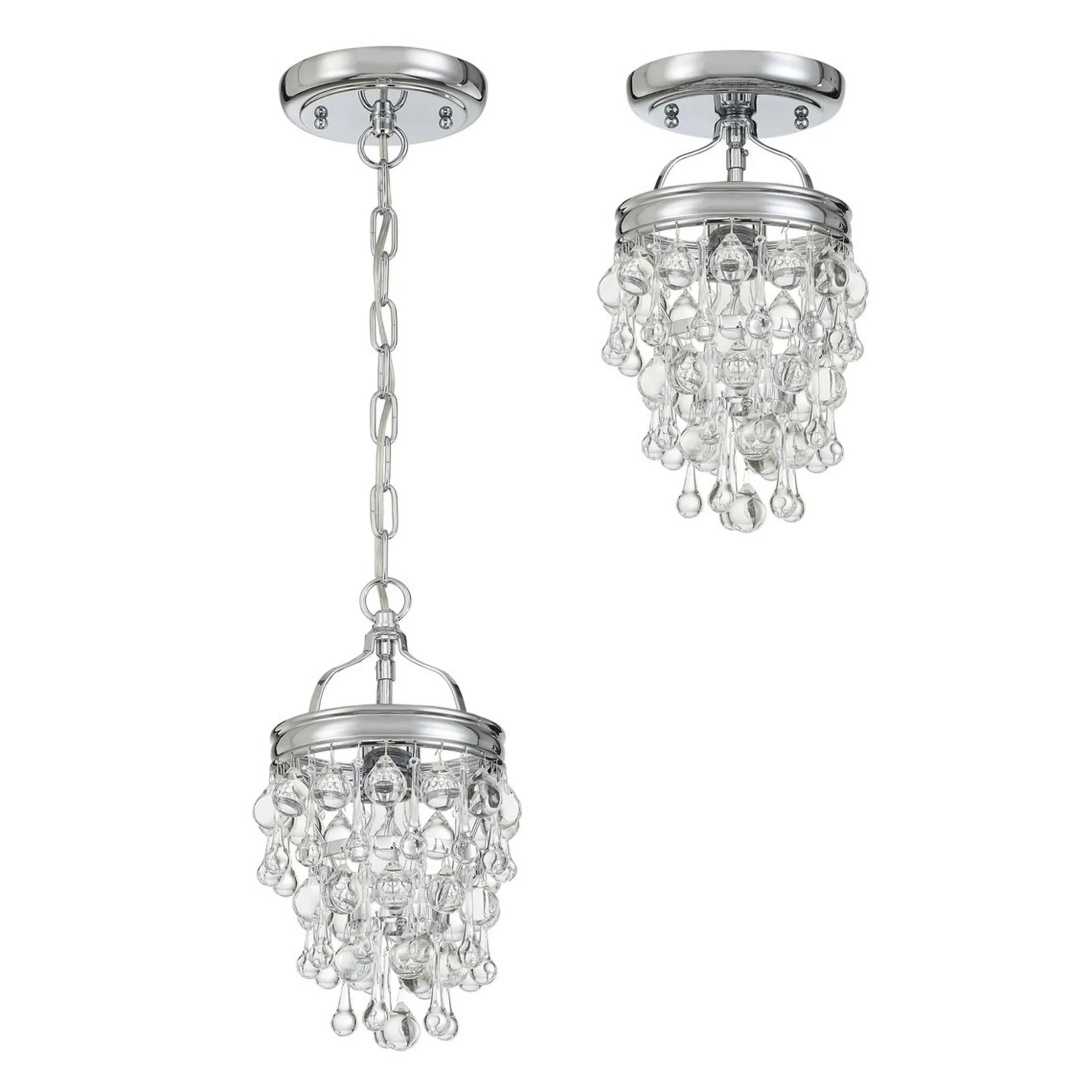 Crystal Ball Wedding Cake Pendant - Convertible