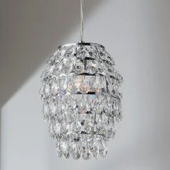 Crystal Curtain Mini Pendant Light