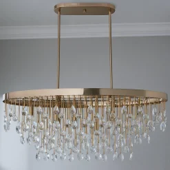 Crystal Springs Island Chandelier