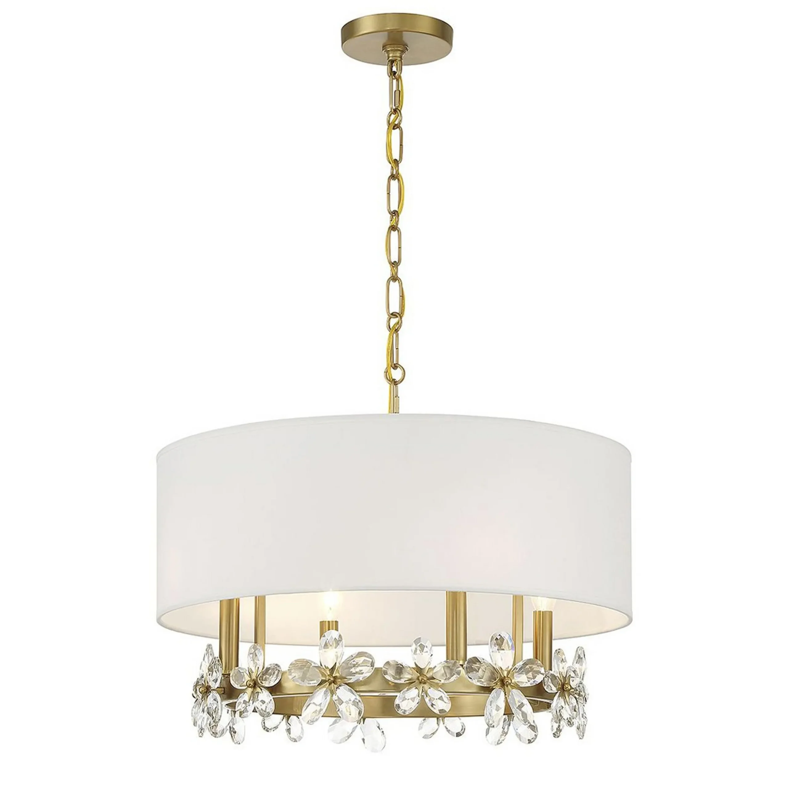 Crystal Wreath Chandelier