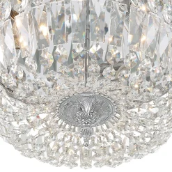 Cut Crystal Basket Ceiling Light - Large