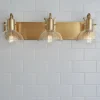 Cut Round Flask Vanity Light - 3 Light