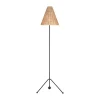 Delron Floor Lamp - Rattan