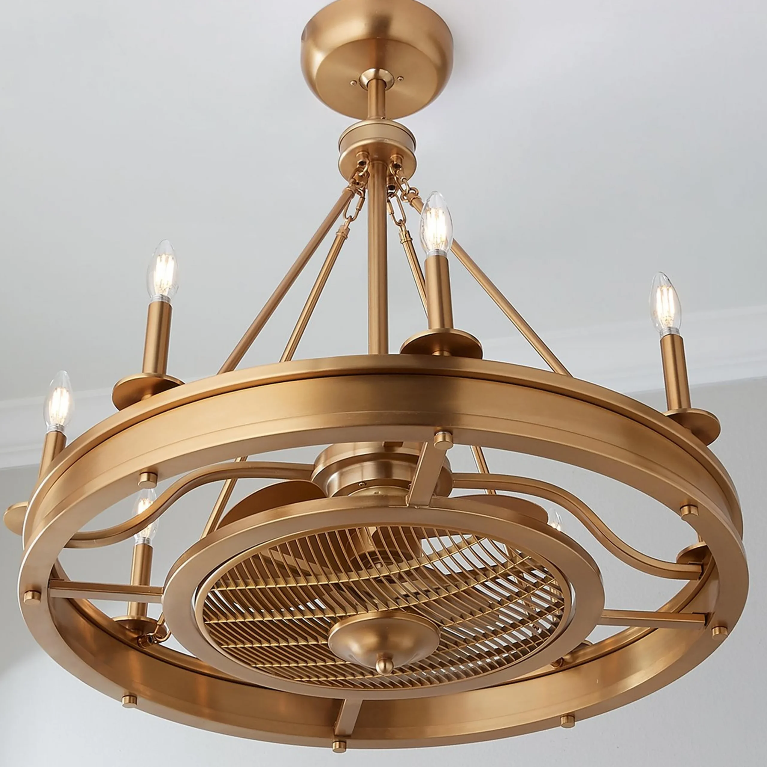 30" Derbyshire Ceiling Fandelier