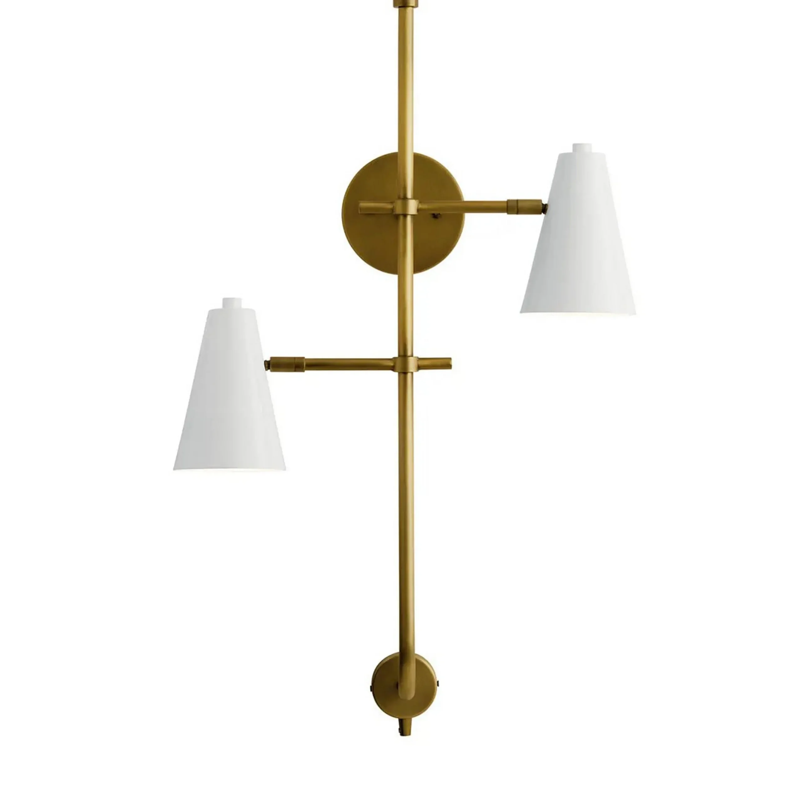 Desai Double Swing Arm Sconce