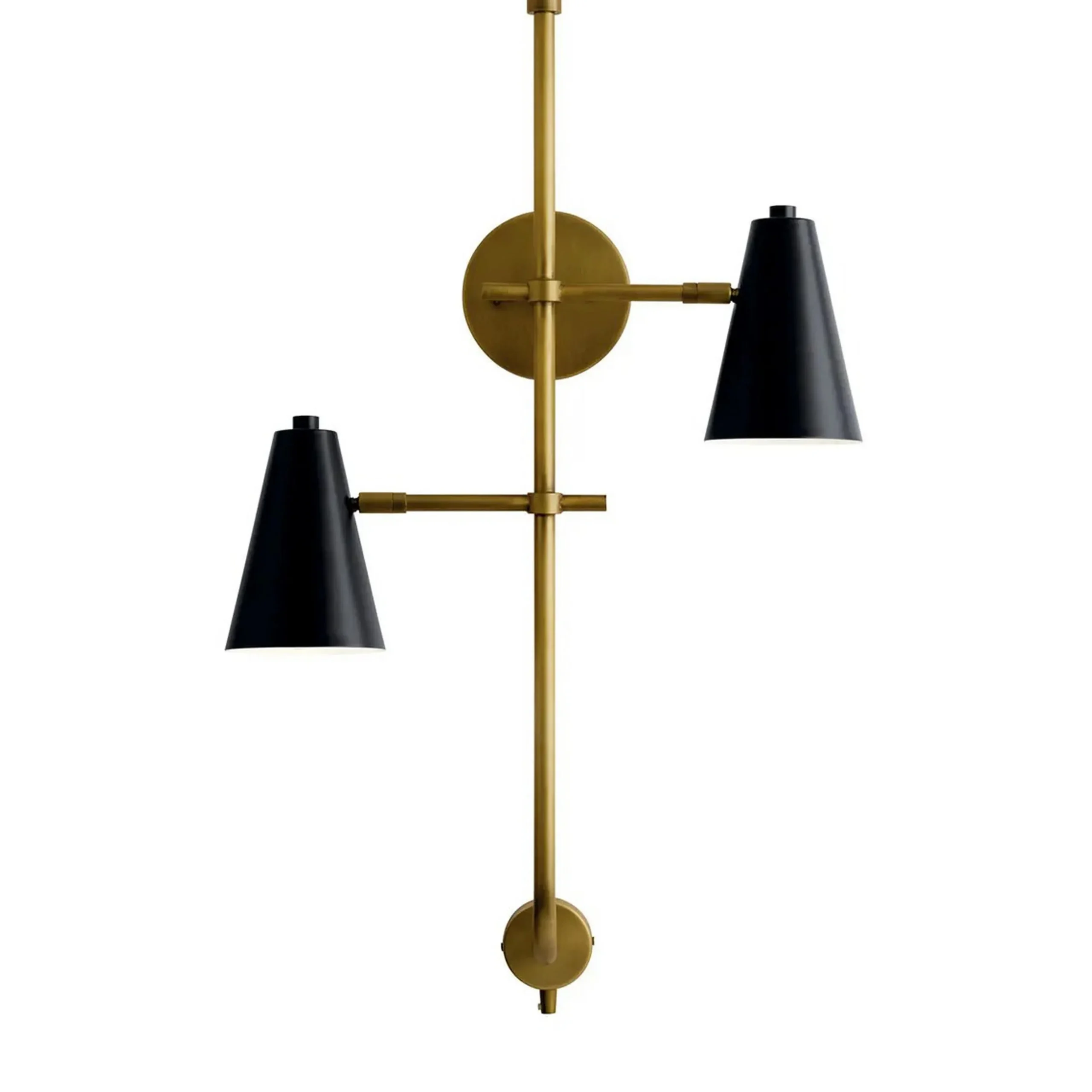 Desai Double Swing Arm Sconce