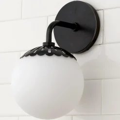 Dewdrop Globe Sconce