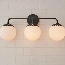 Dewdrop Globe Vanity Light - 3 light