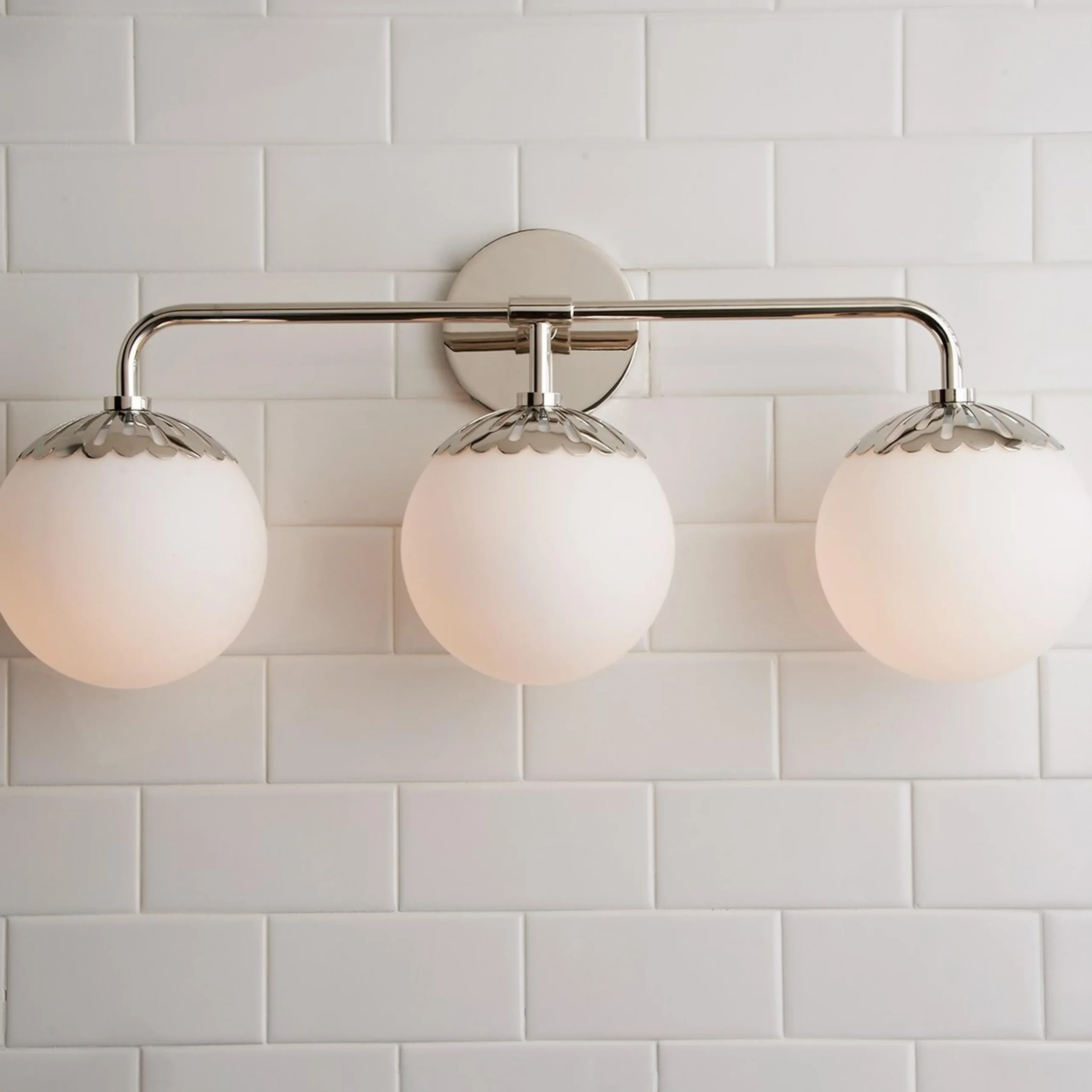 Dewdrop Globe Vanity Light - 3 light