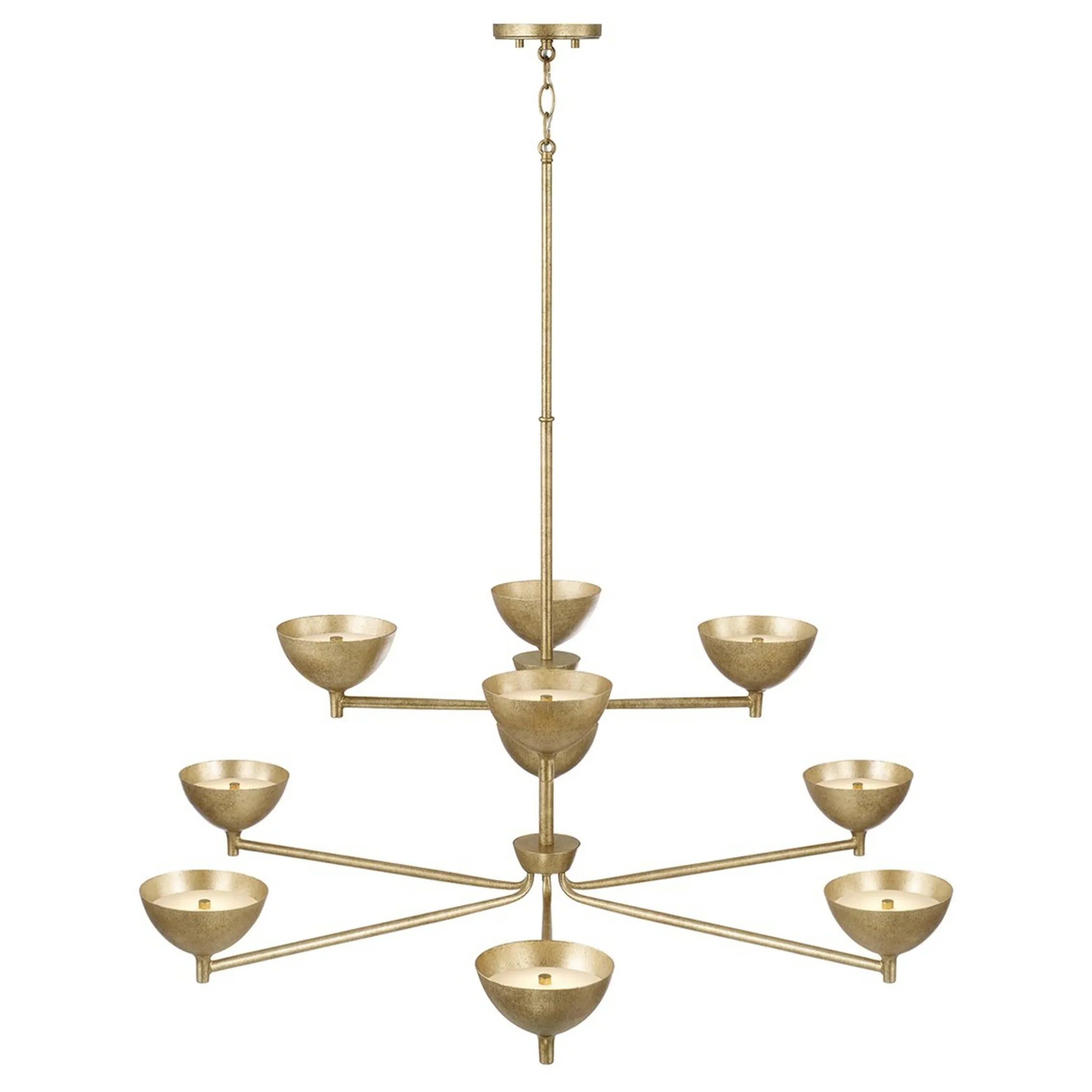 Dipti LED Two-Tier Chandelier