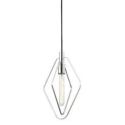 Double Frame Diamond Pendant