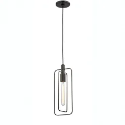 Double Frame Rectangular Pendant