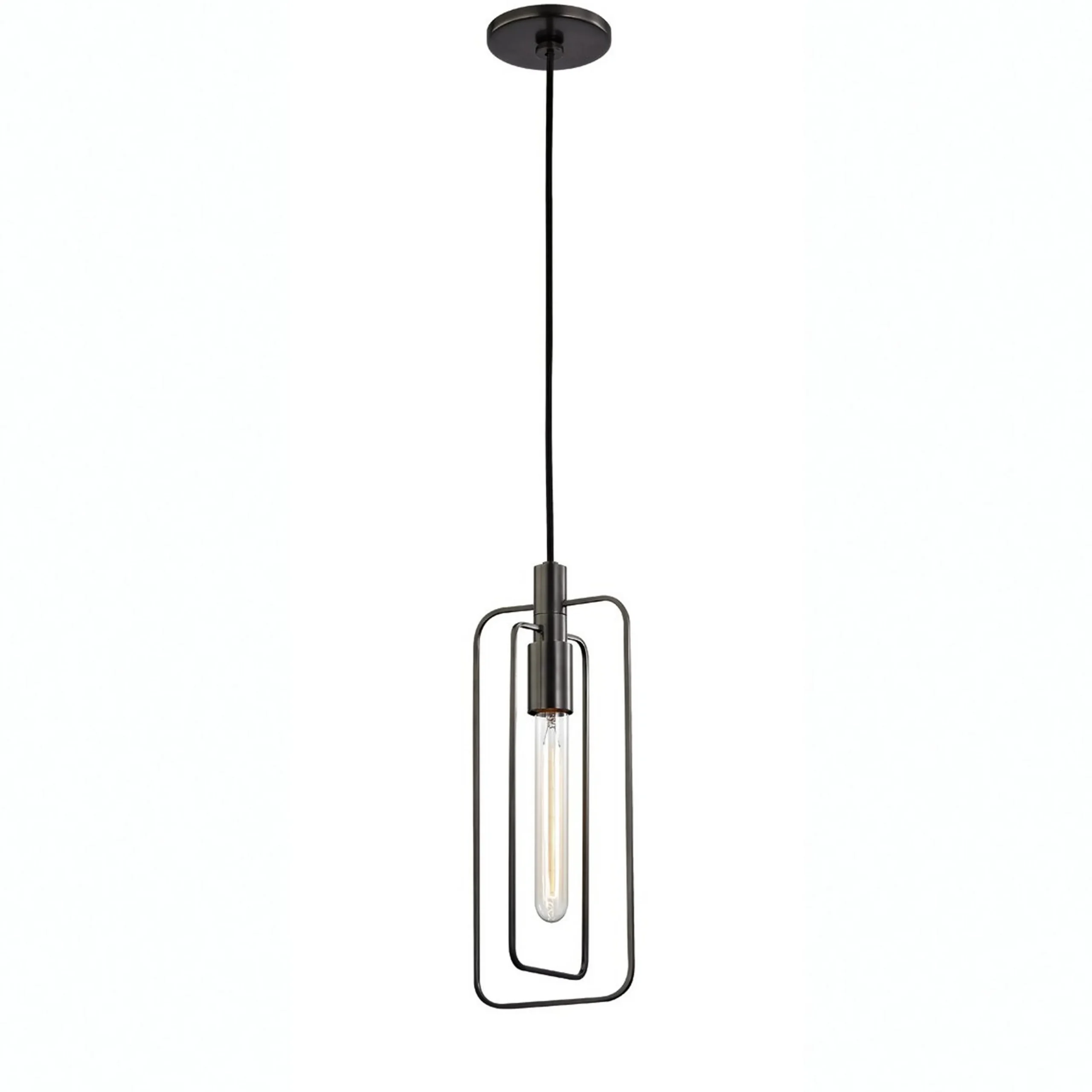 Double Frame Rectangular Pendant
