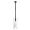 Double Frame Rectangular Pendant
