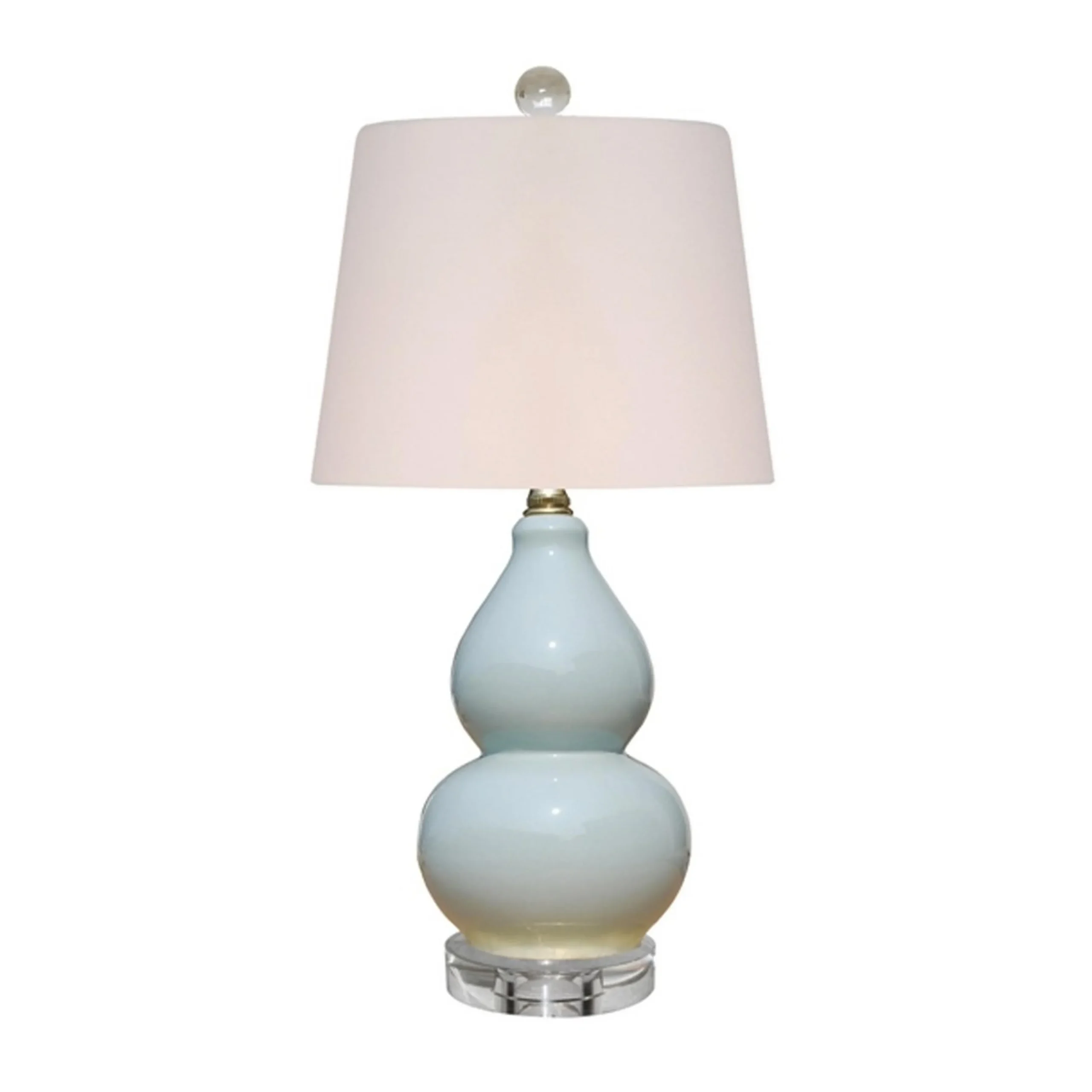 Double Gourd Lamp - Clear Base