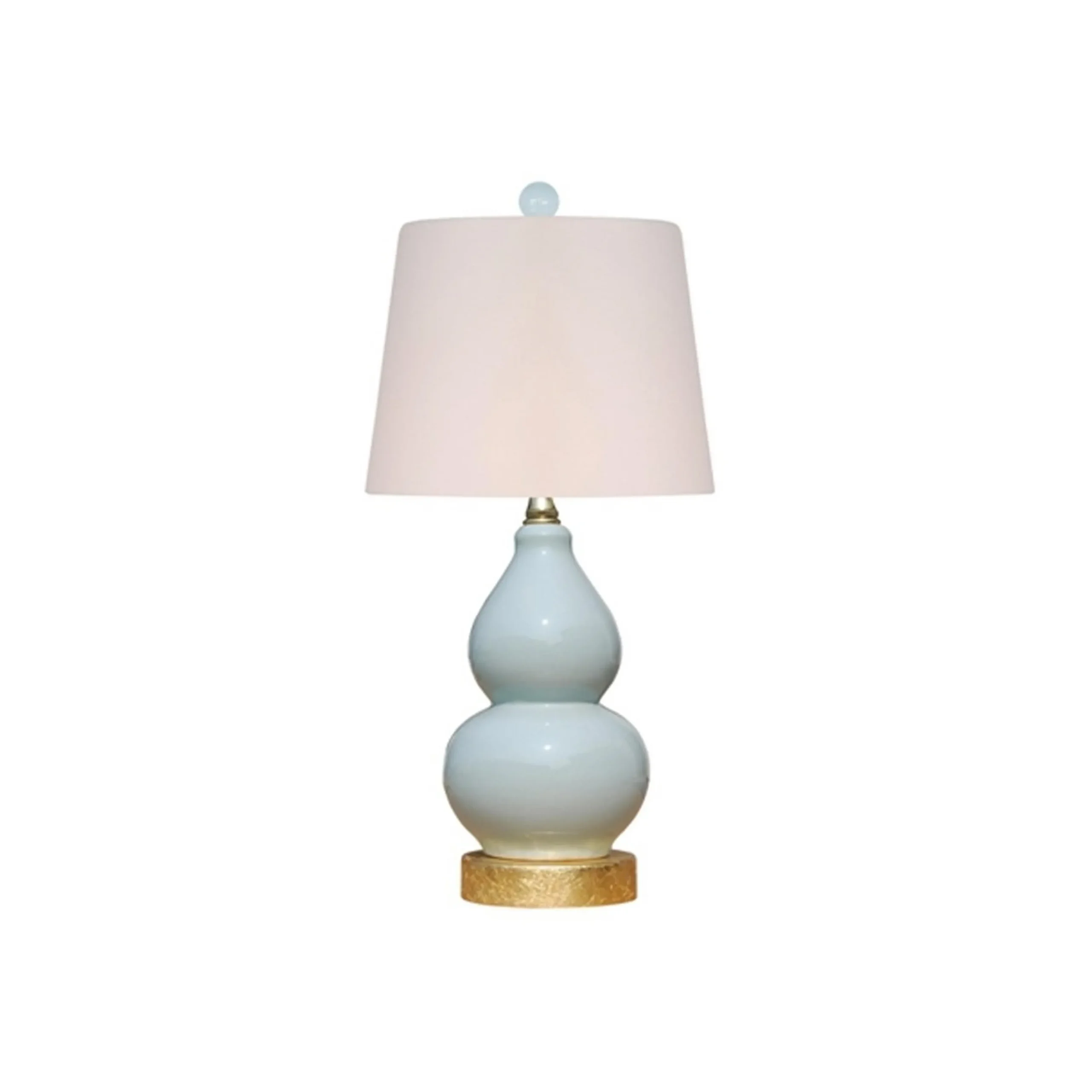 Double Gourd Lamp - Gold Leaf Base