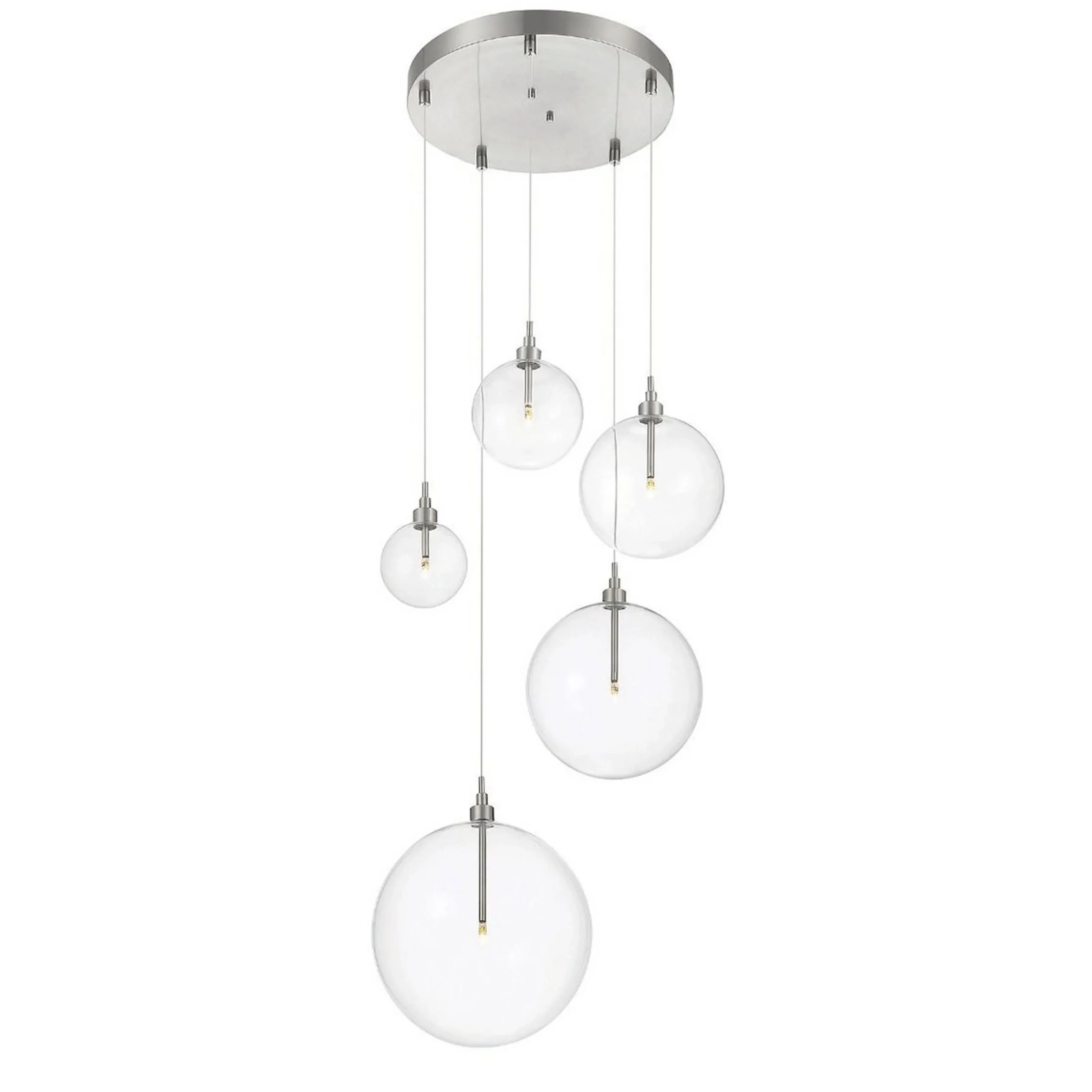 Dream Bubble Hand-Blown Globe Chandelier - Cluster