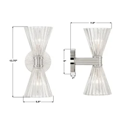 Drewsey Bath Sconce - 2 Light