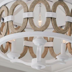 Driftwood Entwined Ovals Ceiling Light