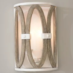 Driftwood Entwined Ovals Sconce