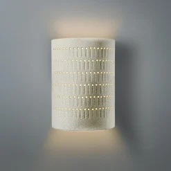 Drip Dot Ceramic Outdoor Sconce - Large - Crackle