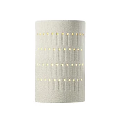 Drip Dot Ceramic Outdoor Sconce - Small - Crackle