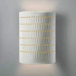 Drip Dot Ceramic Sconce - Large - Matte