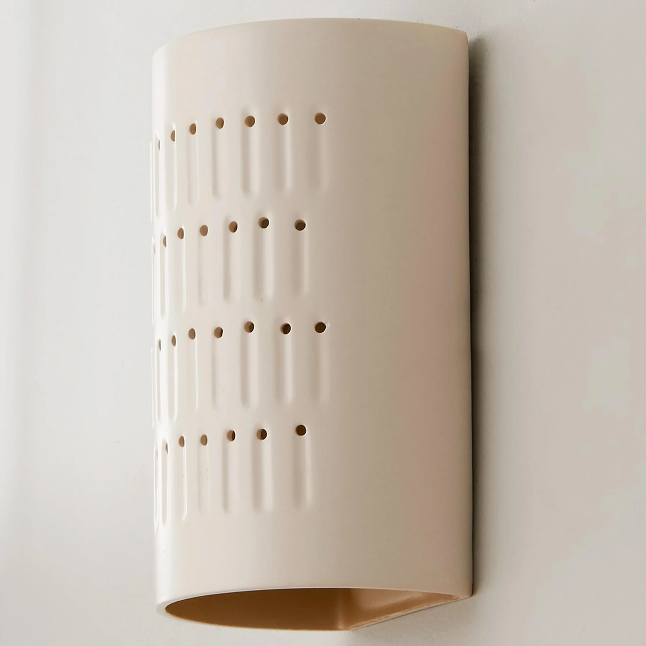 Drip Dot Ceramic Sconce - Small